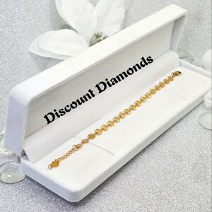 18K Yellow Gold Titanium Ripple Zodiak Sign Bracelet